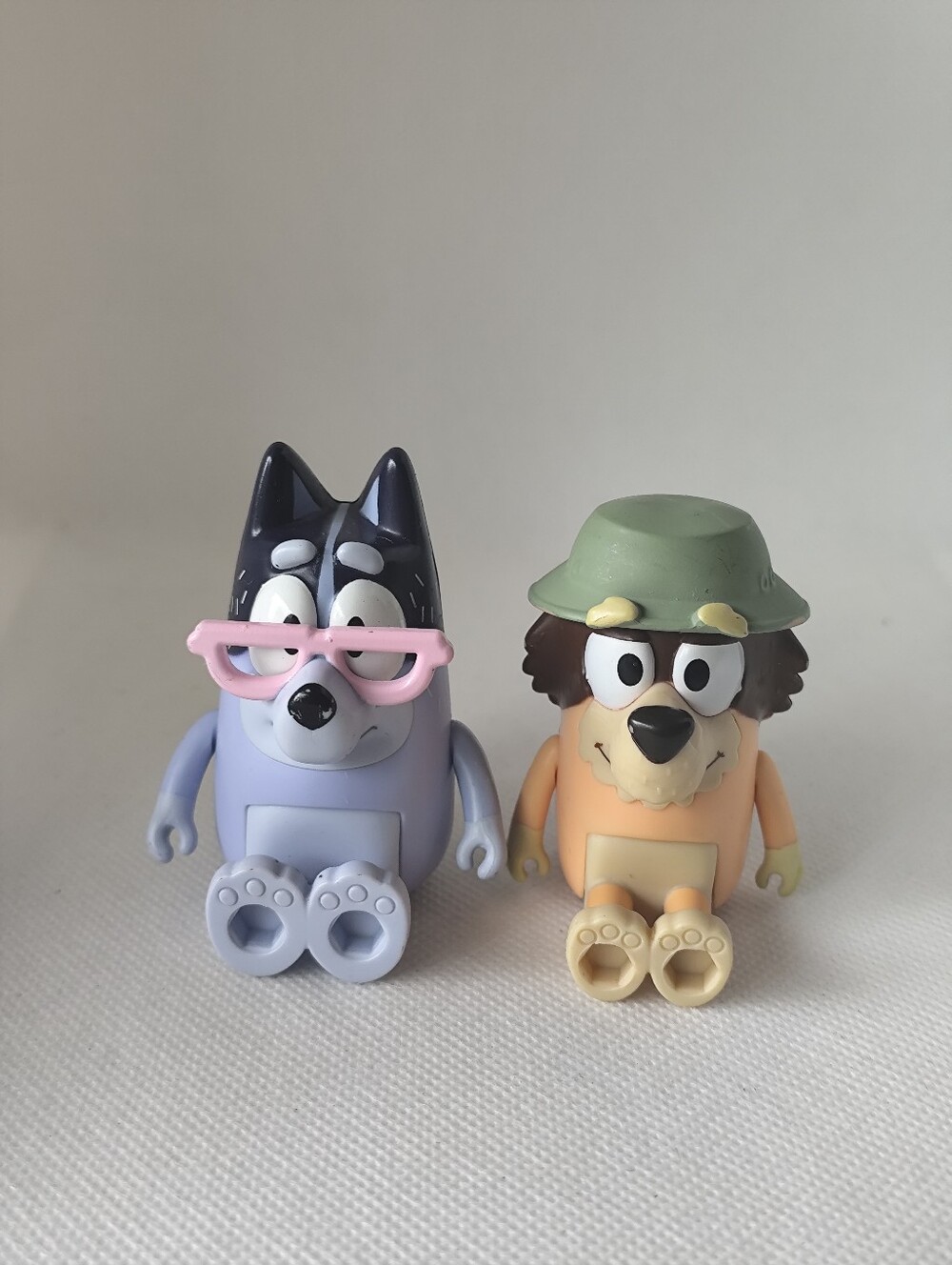 Bluey Figure Nana and Grandad LOT Chris Heeler Mort Cattle Grandparents Family